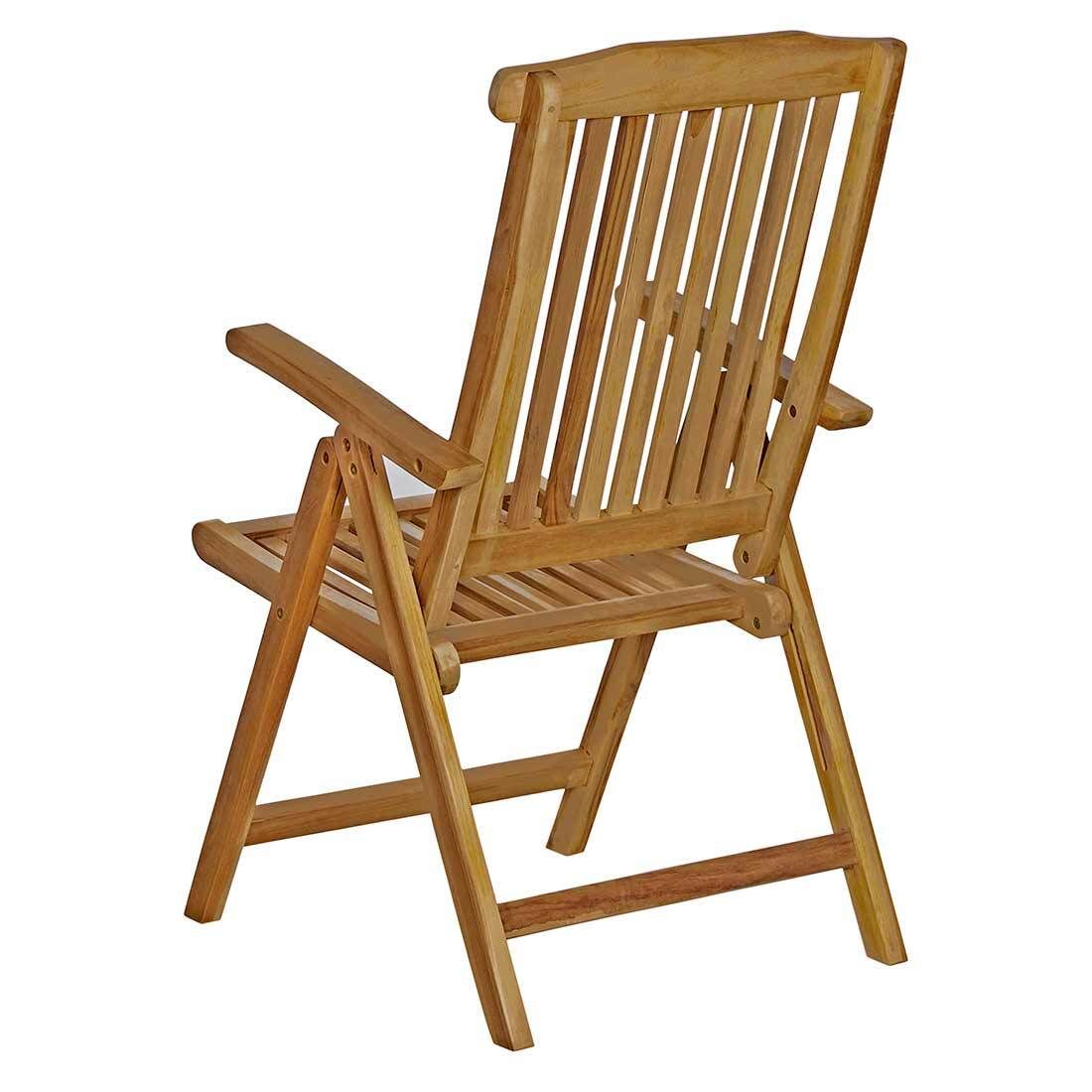 OUTLIV. Ontario Gartenmöbel-Set M (4 Plätze) Tisch 120x70cm