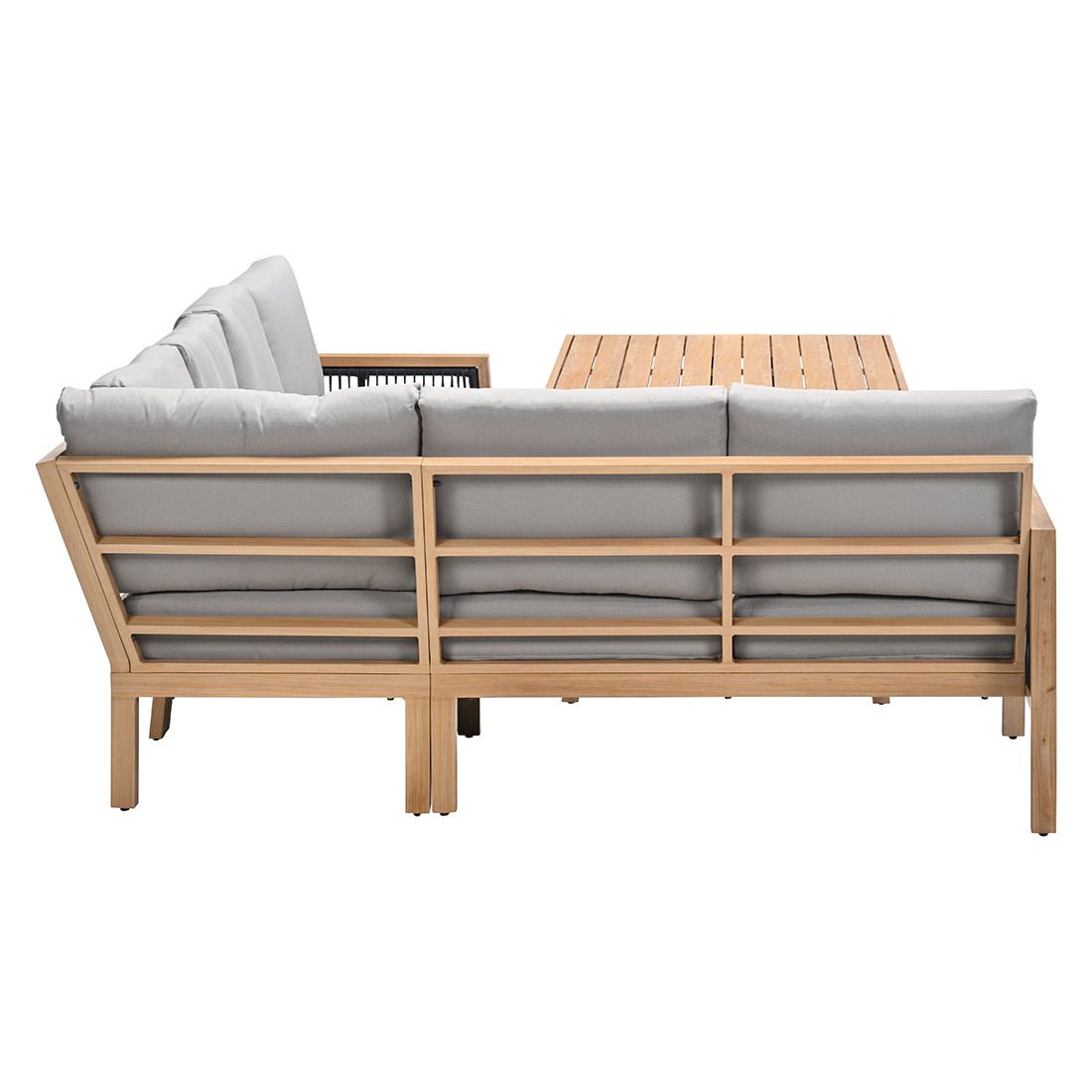 Garden Impressions Decala Dininglounge Tisch 150x87cm Aluminium/Rope/Polyester