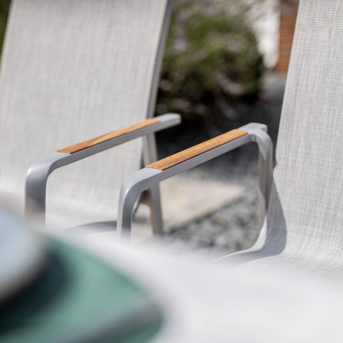 Kettler Diamond Stapelsessel Aluminium/Outdoorgewebe