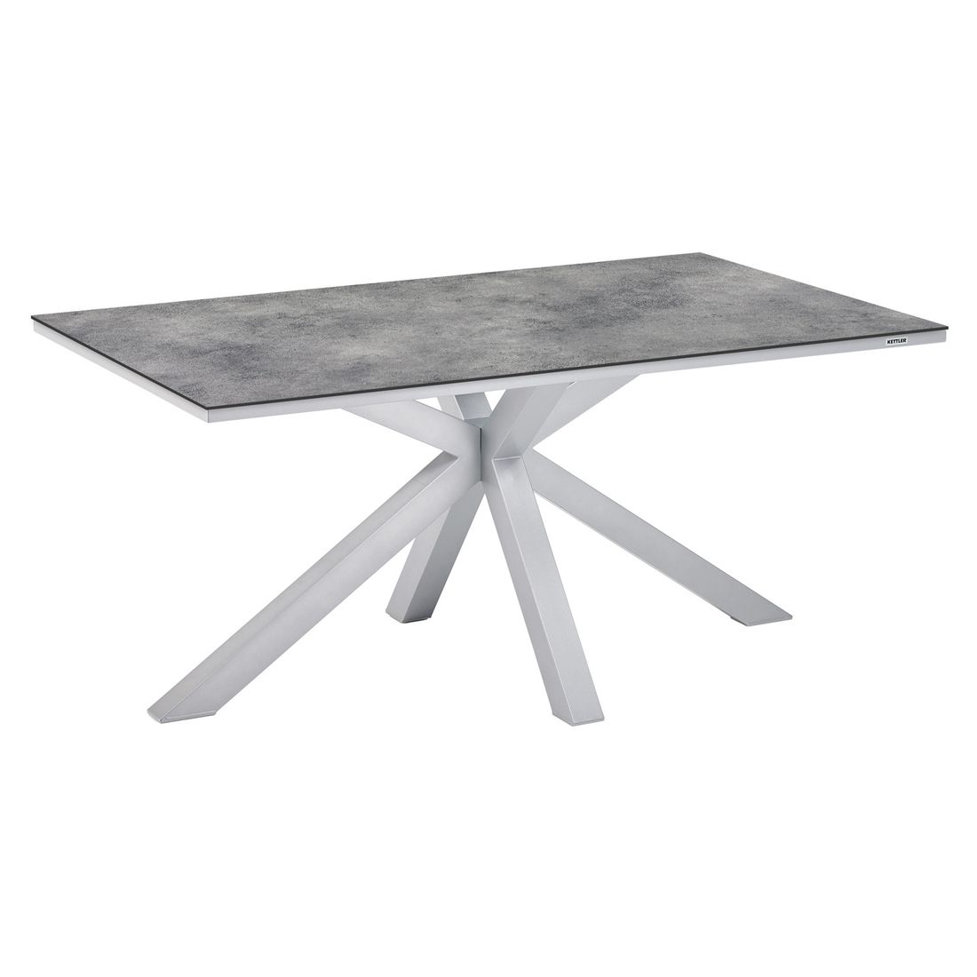 Kettler Cubic Gartentisch 160x95cm Aluminium/HPL