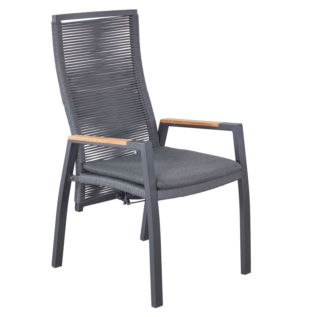 LC Garden Diwo Gartensessel verstellbar Aluminium mit Sitzkissen