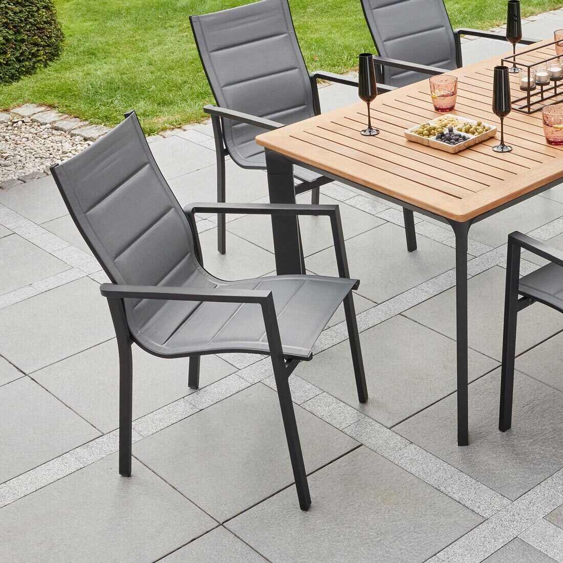 LC Garden Unicamo Stapelsessel Aluminium/Textilene