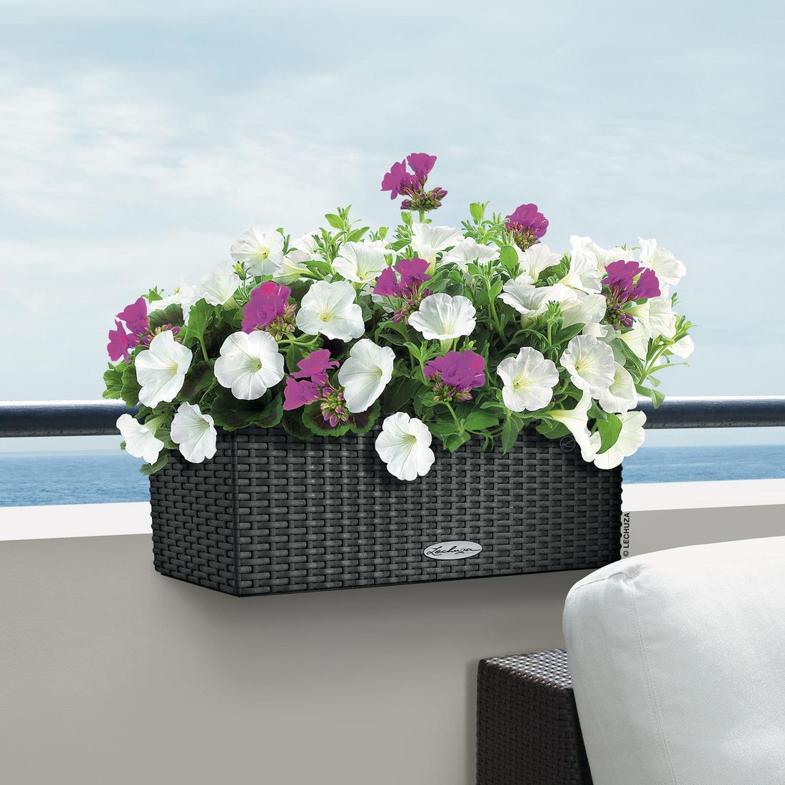 Lechuza Balconera 50 Pflanzgefäß Komplettset
