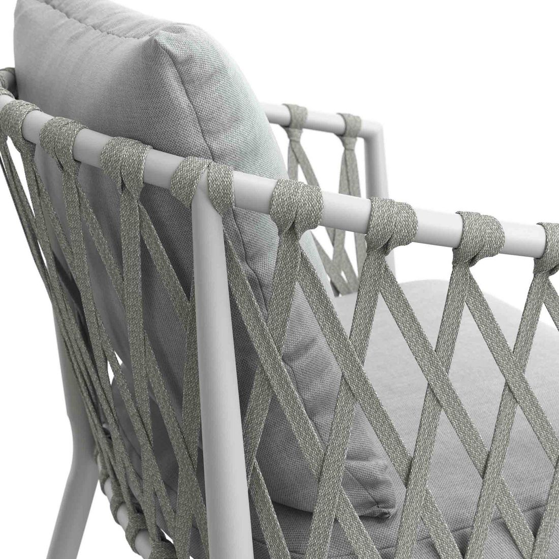 LC Garden Sunrepo Stapelsessel Aluminium mit Sitz- und Rückenkissen