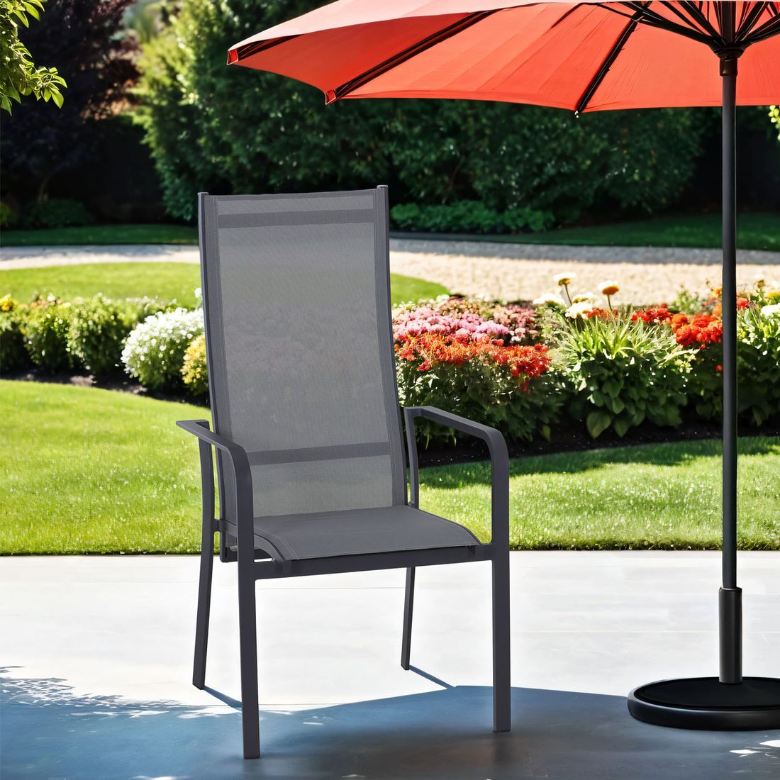 Siena Garden Carlton Stapelsessel Aluminium/Textilene