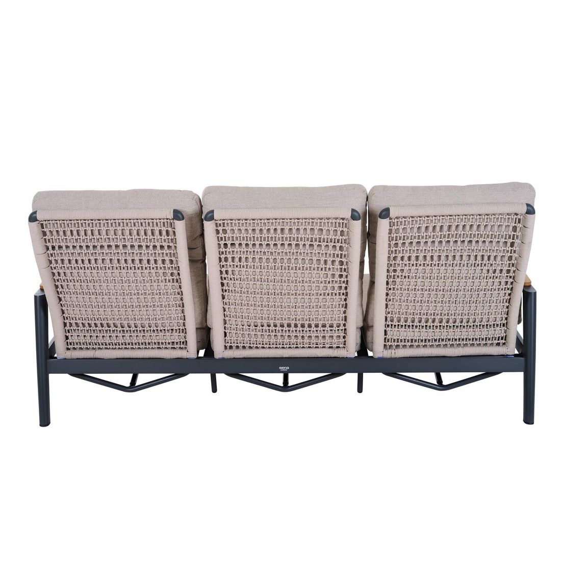 Siena Garden Cortina Gartenloungesofa verstellbar Aluminium/Rope/Polypropylen