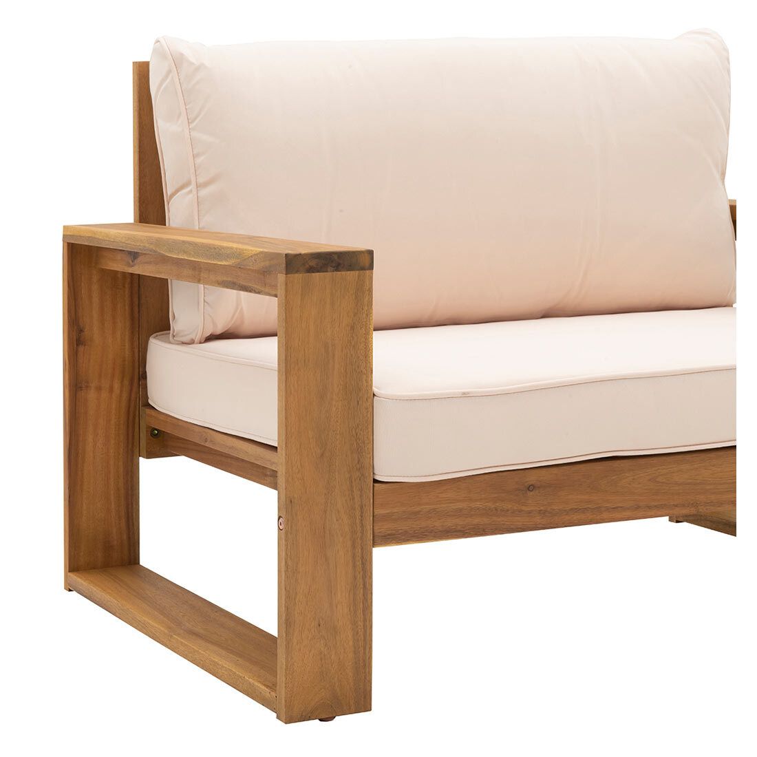 OUTLIV. Santa Cruz Loungesessel Akazie/Polyester
