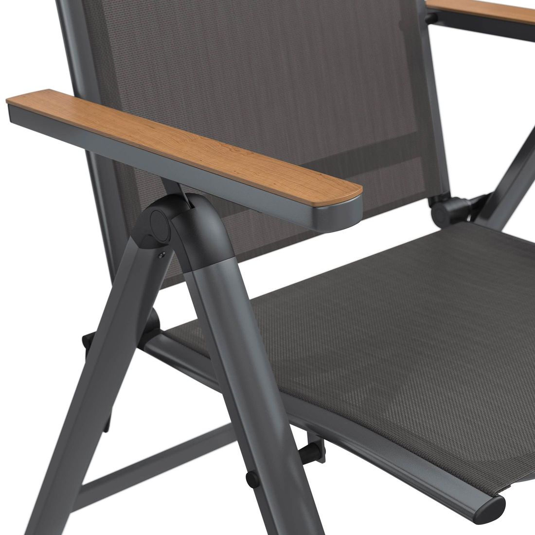 OUTLIV. Jacob Gartenmöbel-Set L verstellbar (6 Plätze) Tisch 220x100cm