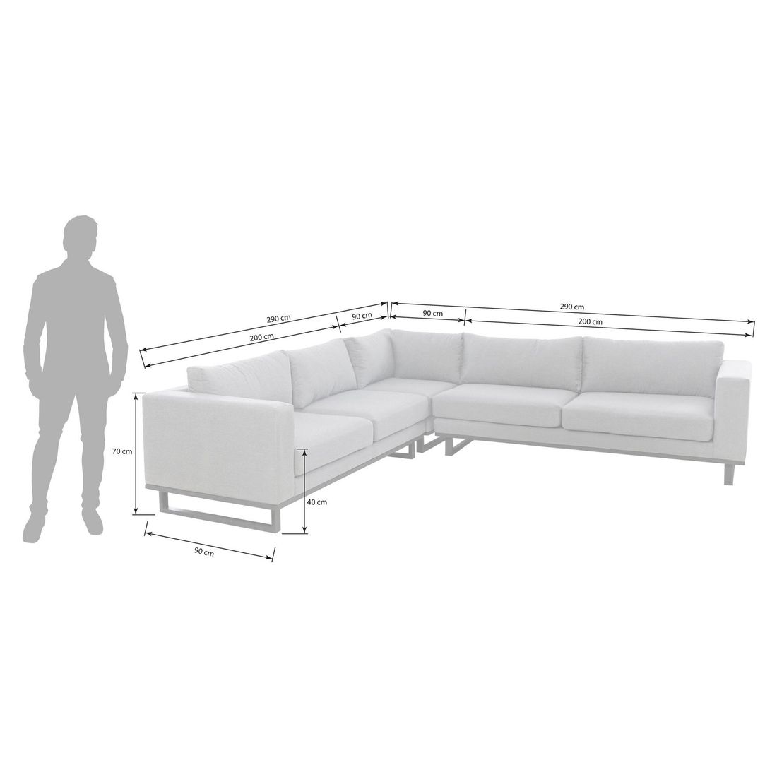 OUTLIV. Miami Ecklounge Sunbrella