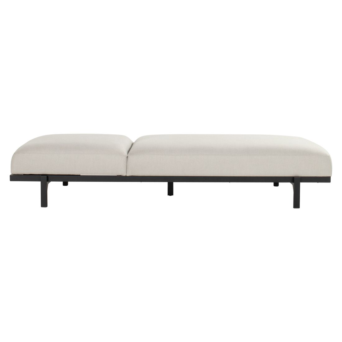 Hartman Lucas Gartenliege verstellbar Aluminium/Sunbrella