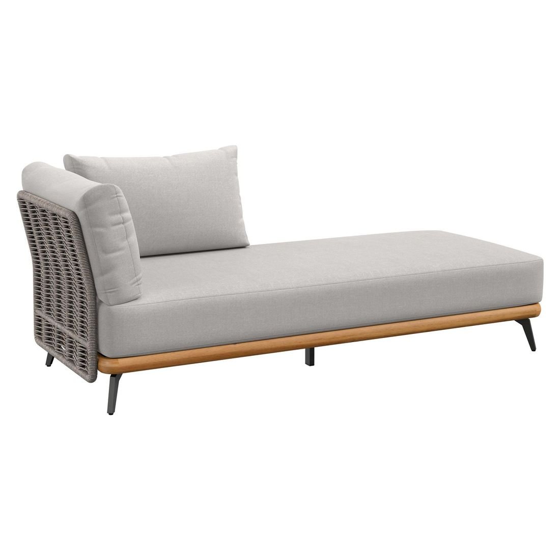 OUTLIV. Ava Ecklounge inkl. Loungetisch Akazie/Rope/Polyester