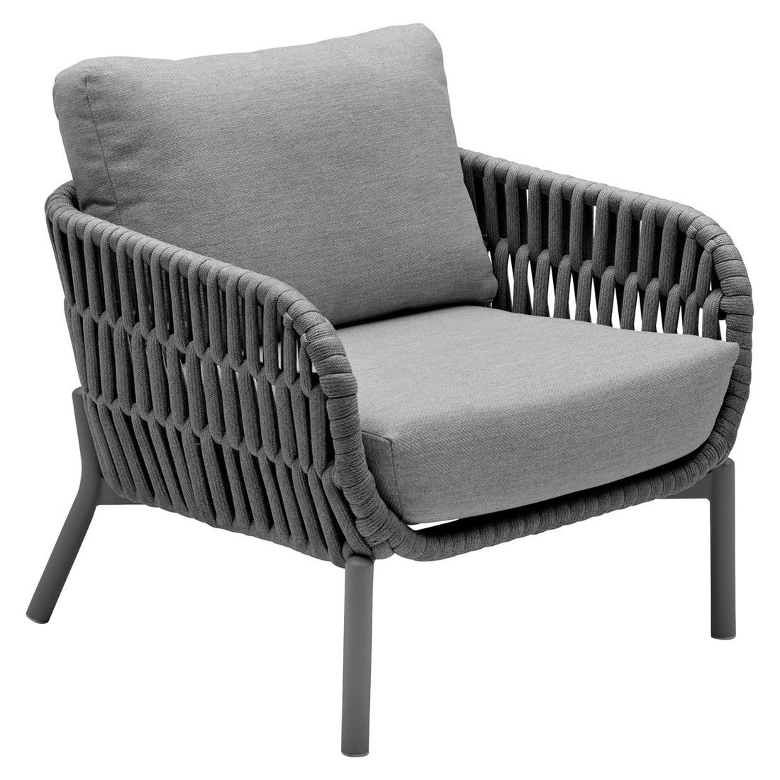 LC Garden Terano Low Dining Dininglounge inkl. Lifttisch 180x90cm Aluminium/Rope/Olefin