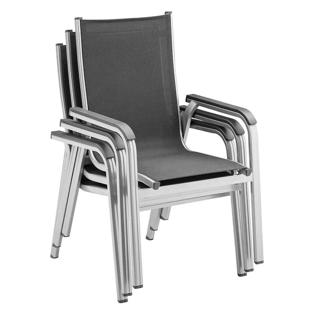 Kettler Basic Plus Gartenmöbel-Set L (6 Plätze) Tisch 160x95cm
