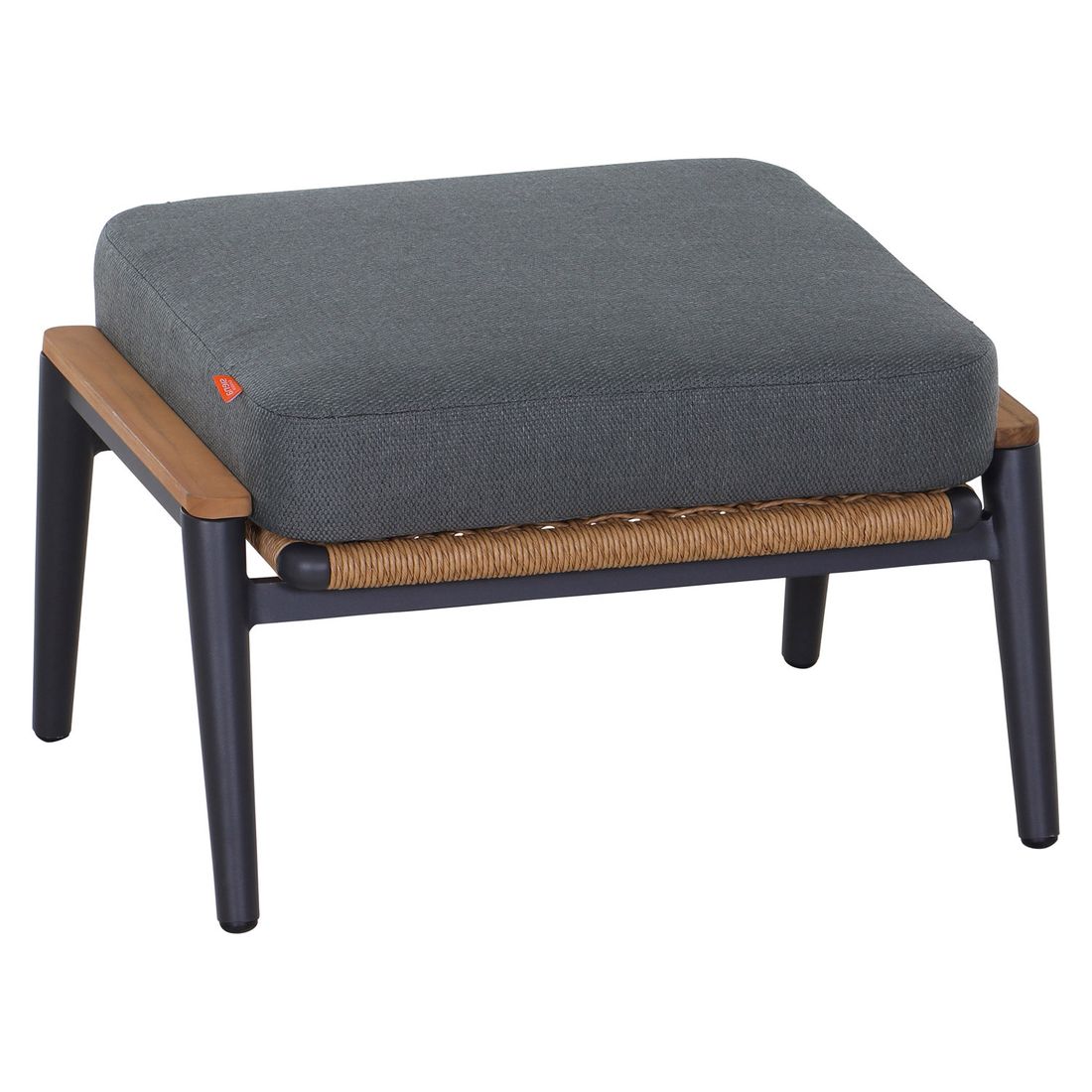 Siena Garden Roma Loungehocker Aluminium/Teak