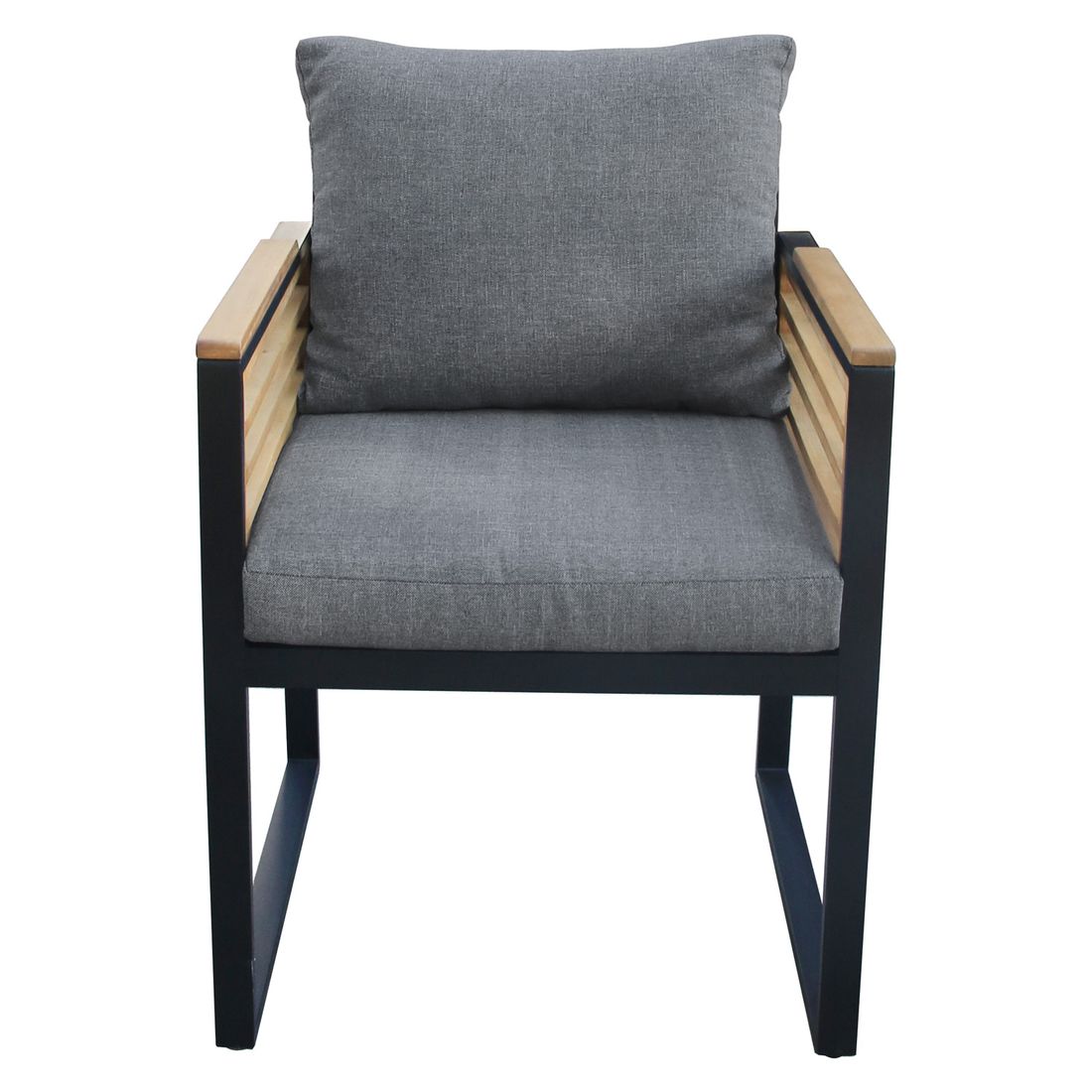 OUTLIV. New York City Gartensessel Aluminium/Akazie/Spunpolyester