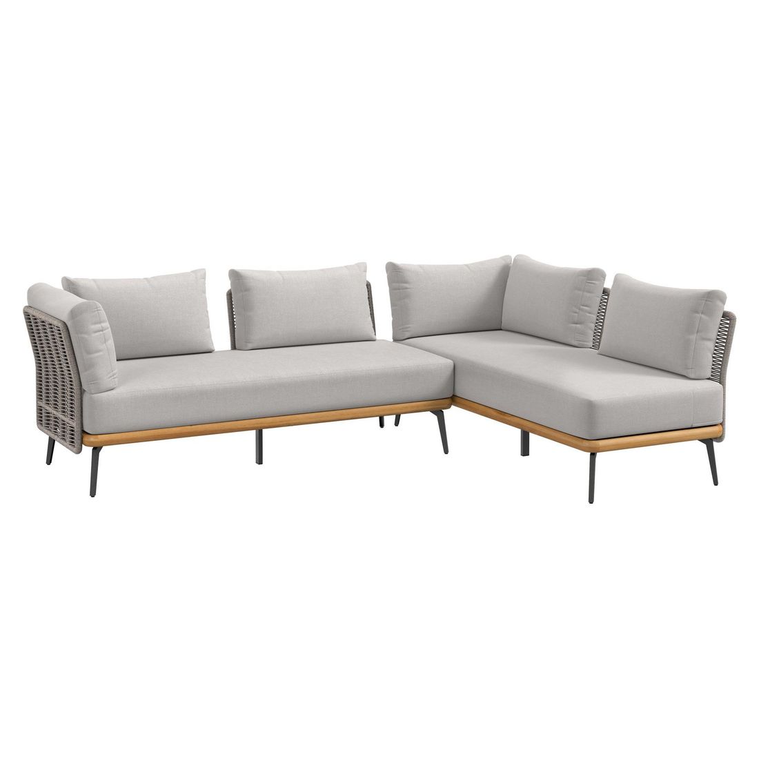 OUTLIV. Ava Dininglounge Akazie/Rope/Polyester