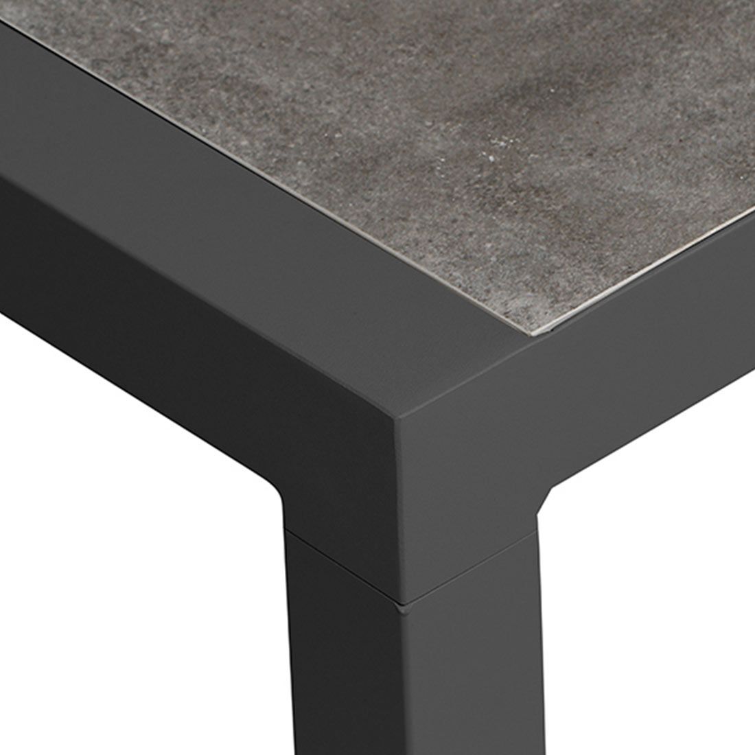 Siena Garden Belia Loungetisch 120x70 cm Aluminium/Keramik
