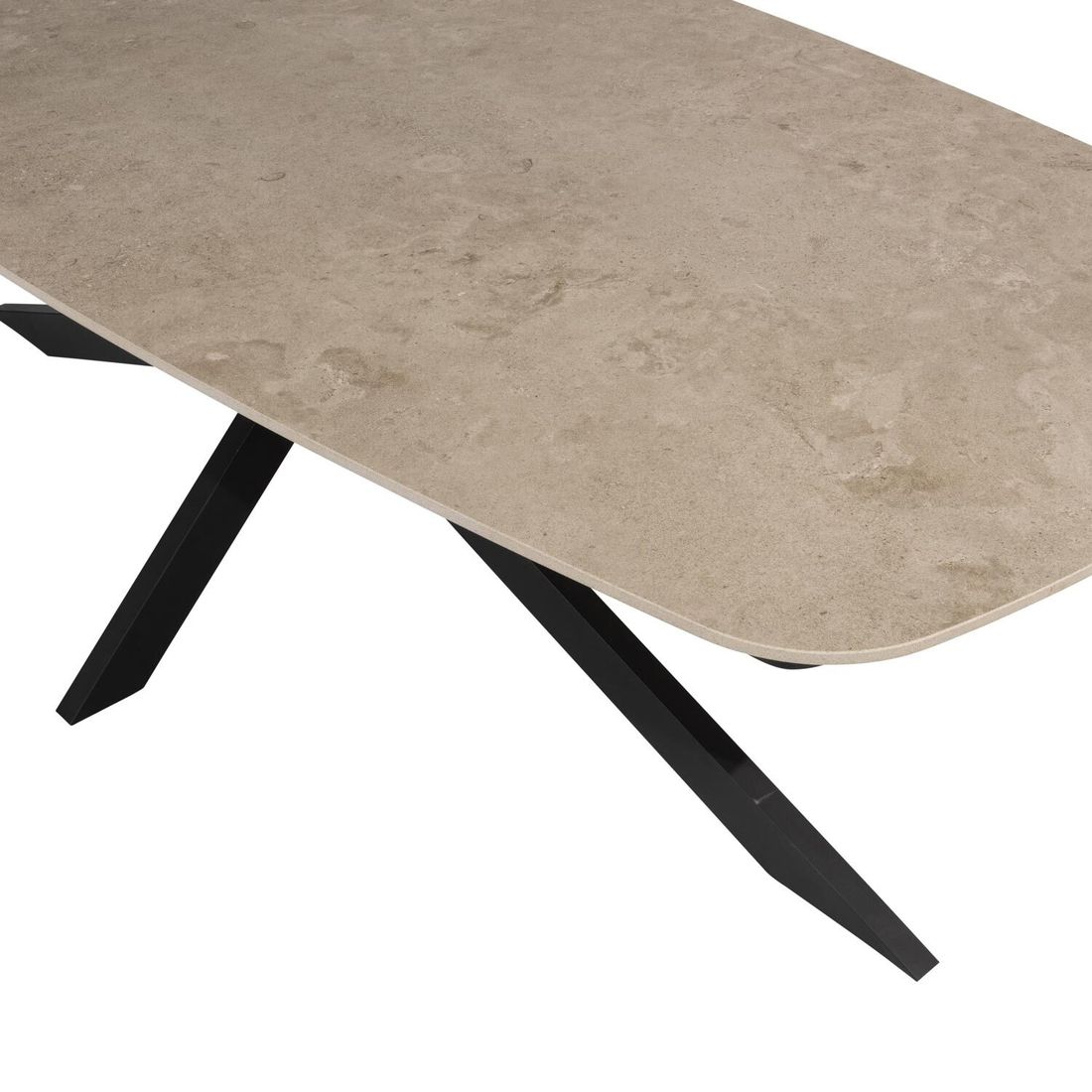 4Seasons Prado Gartentisch 240x105cm Edelstahl/Keramik