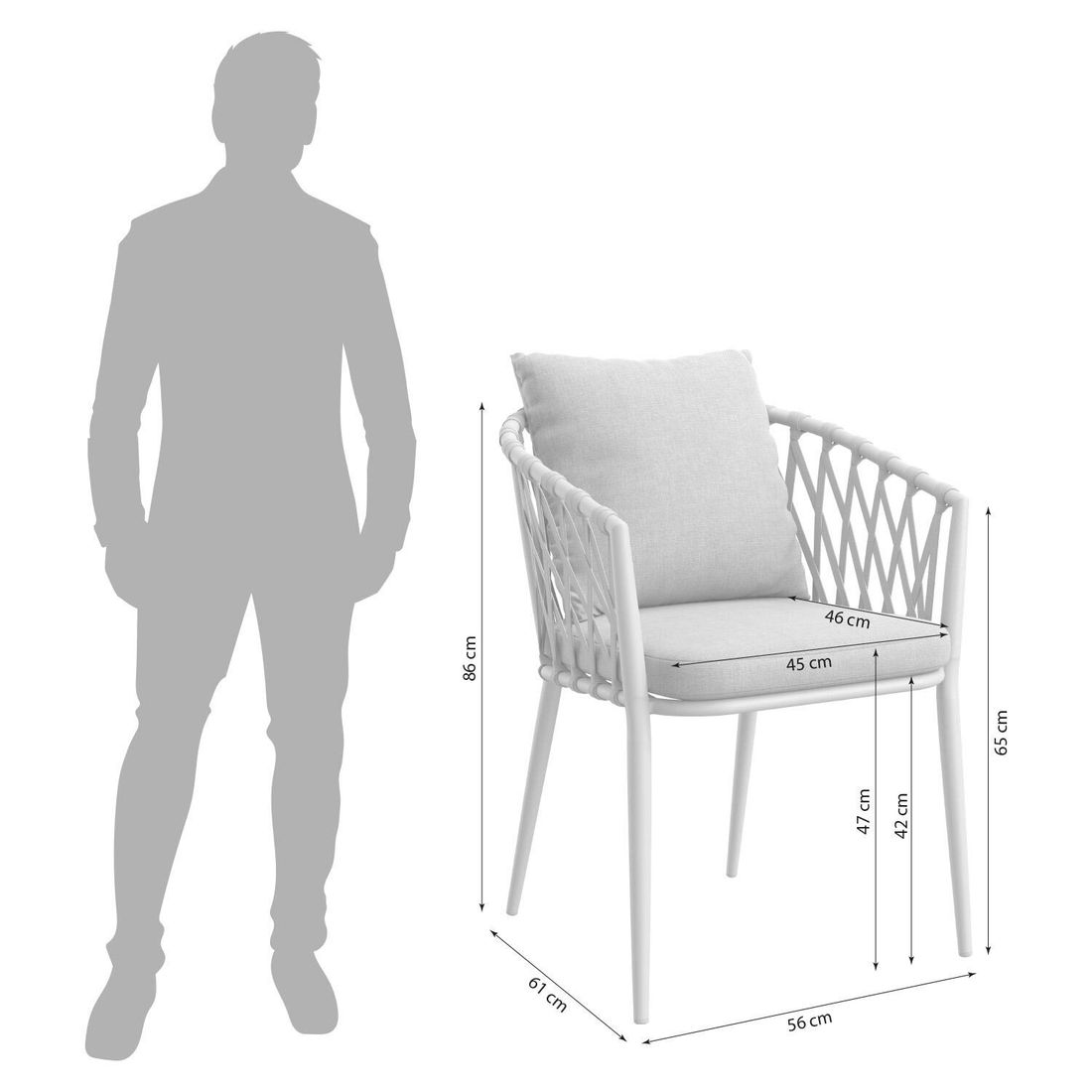 LC Garden Sunrepo Gartenmöbel-Set XXL (12 Plätze) mit OUTLIV. Tisch 266/331/396x110cm
