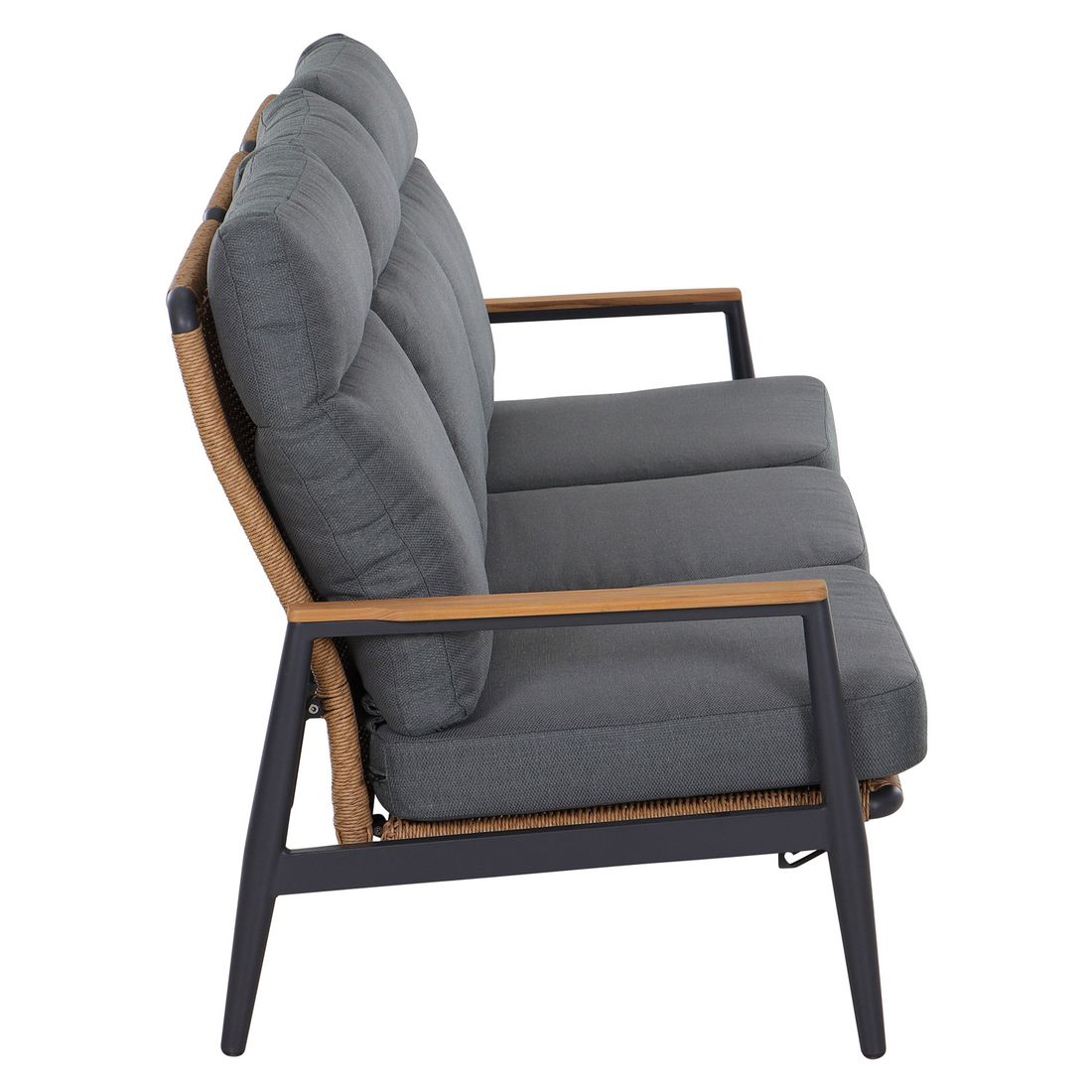 Siena Garden Roma Loungeset Aluminium/Geflecht