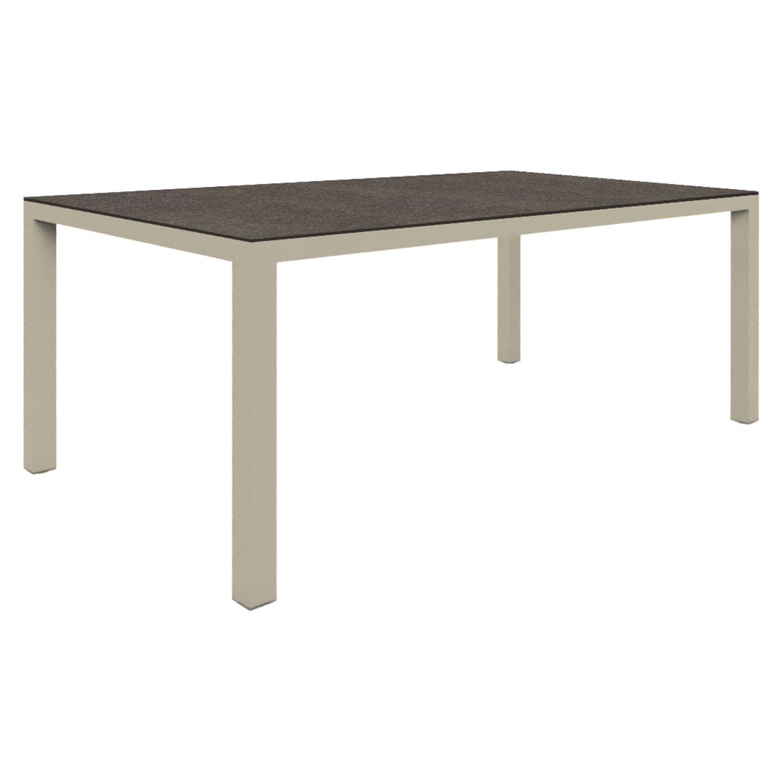 Zebra Alus Gartentisch 180x100cm Aluminium/HPL