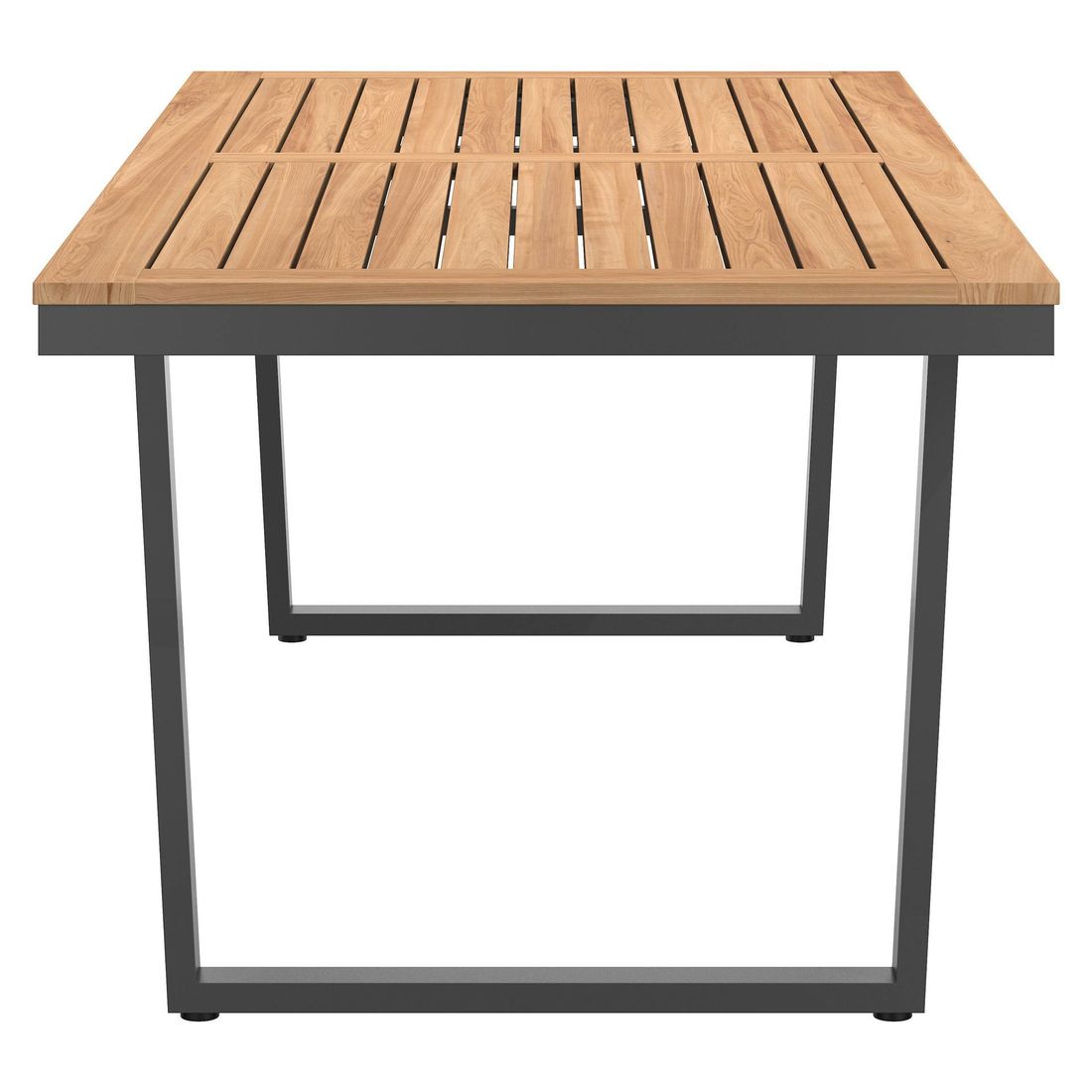 OUTLIV. Gartentisch 220x100cm Edelstahl/Teak