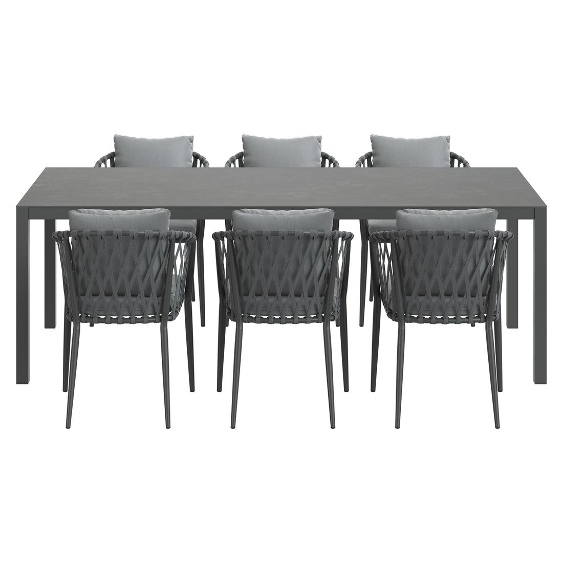 LC Garden Sunrepo Gartenmöbel-Set L (6 Plätze) mit OUTLIV. Tisch 220x100cm