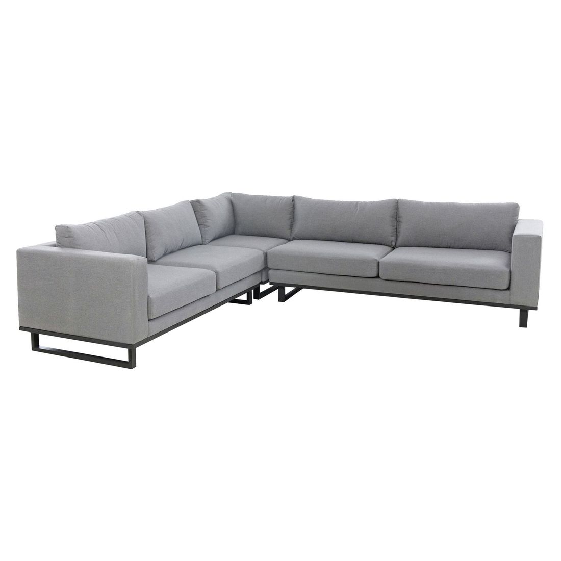OUTLIV. Miami Ecklounge inkl. Loungetisch Aluminium/Sunbrella