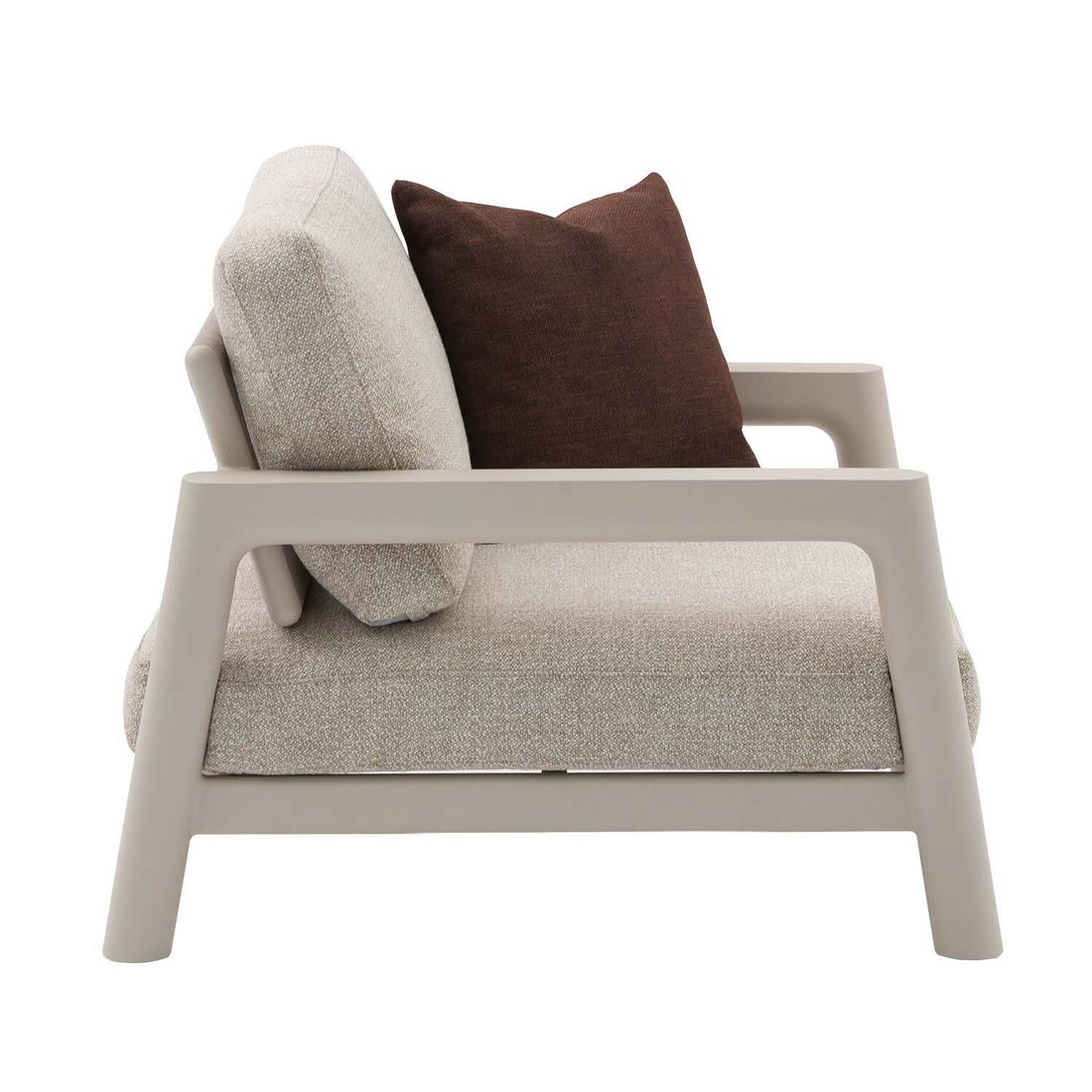 Zebra Cozy Loungesessel Aluminium/Rope/Sunproof