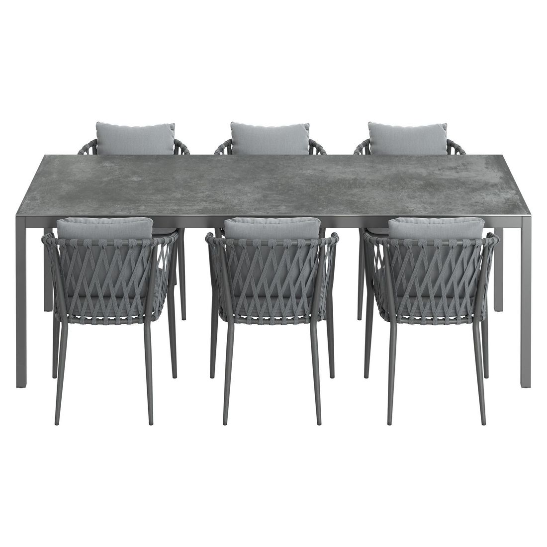 LC Garden Sunrepo Gartenmöbel-Set L (6 Plätze) mit OUTLIV. Tisch 220x100cm