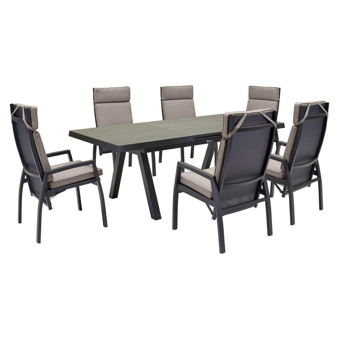 LC Garden Avena Gartenmöbel-Set L (6 Plätze) Tisch 160/210x100cm