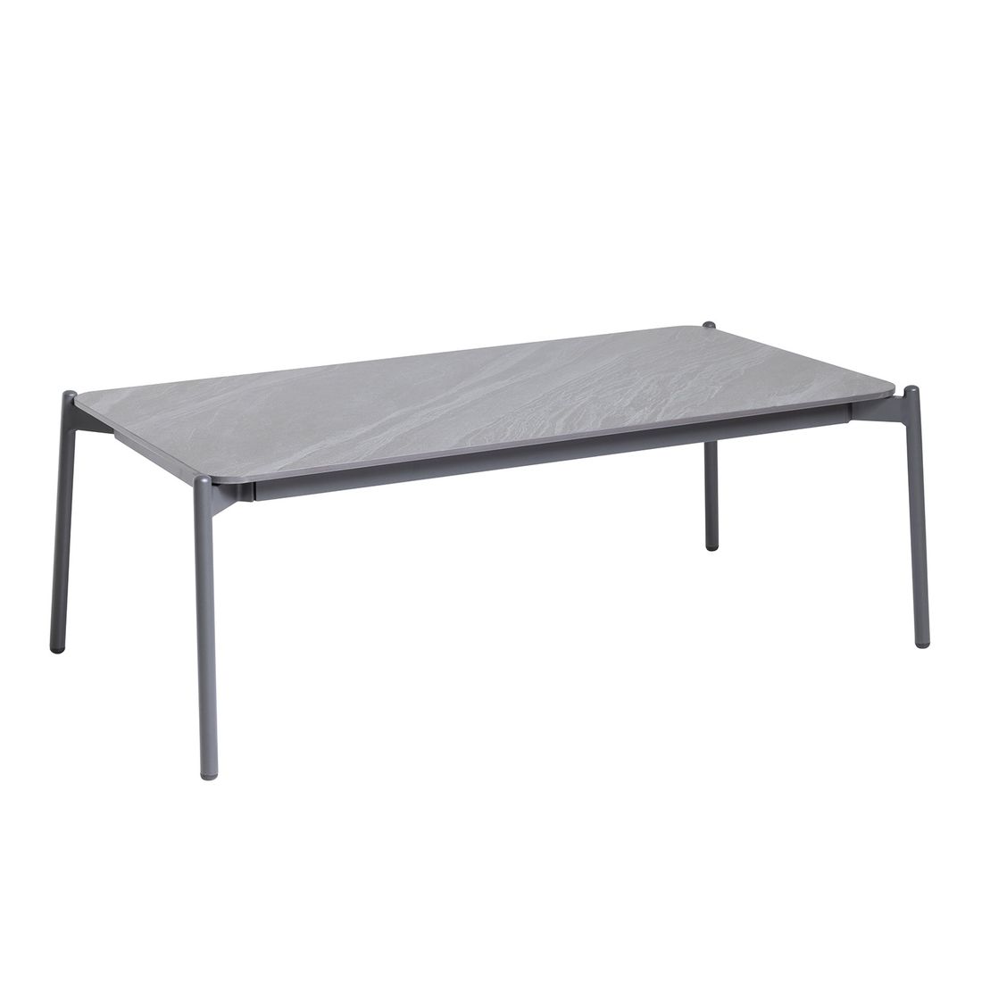 Interliving 7013 Loungetisch Aluminium/Sinterstein