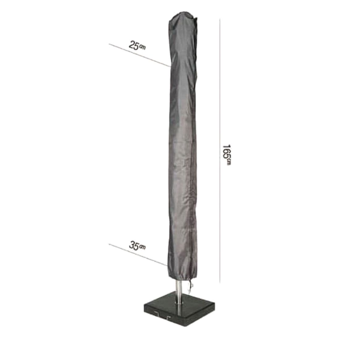 AeroCover Mittelstockschirm Schutzhülle bis Ø300cm oder 200x200cm Polyester