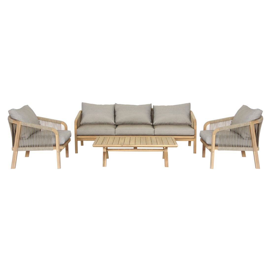 OUTLIV. Amelie Loungeset Akazie/Rope/Spunpolyester