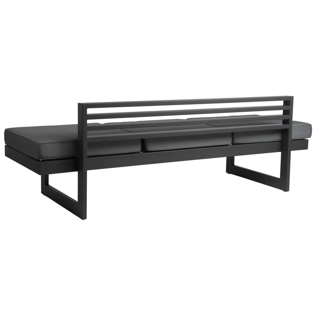 Stern New Holly Diningsofa Aluminium/Kunstfaser