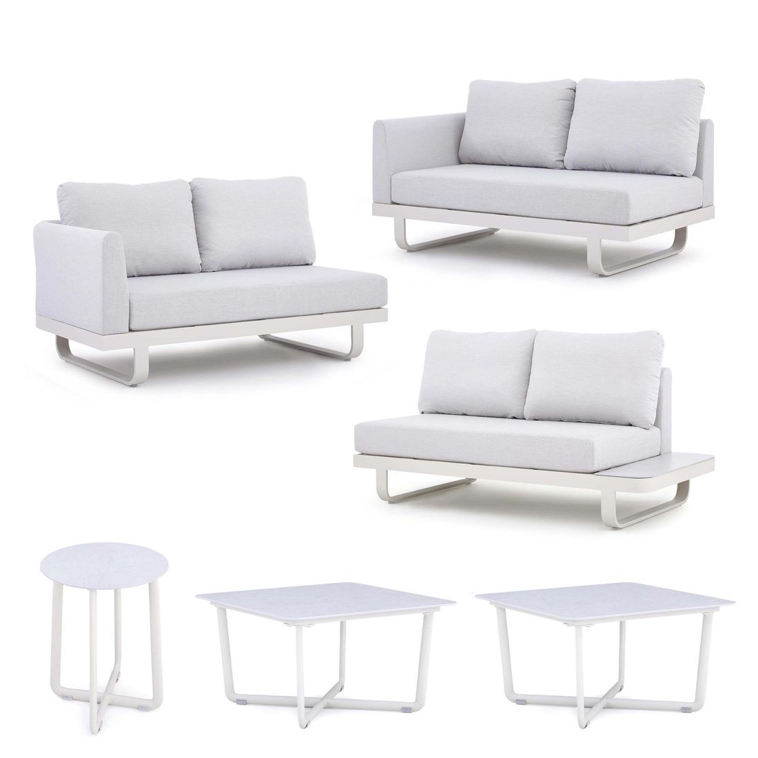 Best Fellow Ecklounge Aluminium/Kunstfaser