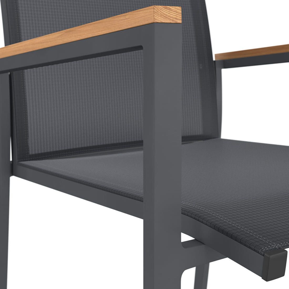 OUTLIV. Kobe Gartenmöbel-Set M (4 Plätze) Tisch 150/210x90cm