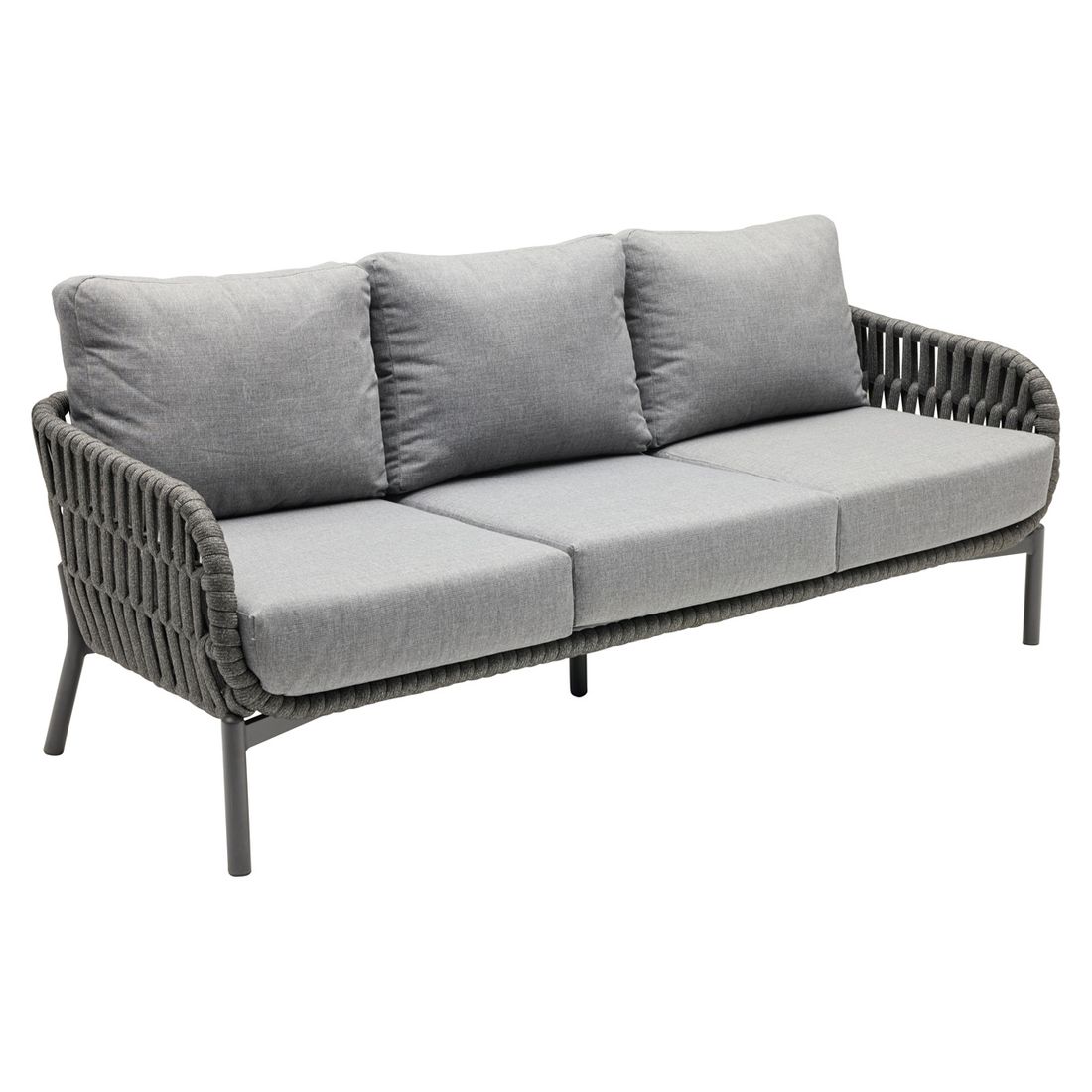LC Garden Terano Low Dining Dininglounge inkl. Lifttisch 180x90cm Aluminium/Rope/Olefin