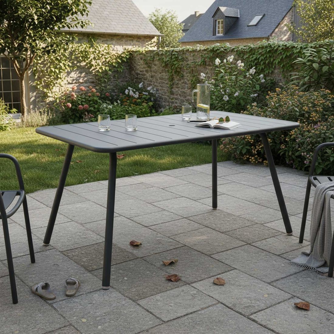 Fermob Luxembourg Gartentisch 143x80cm Aluminium