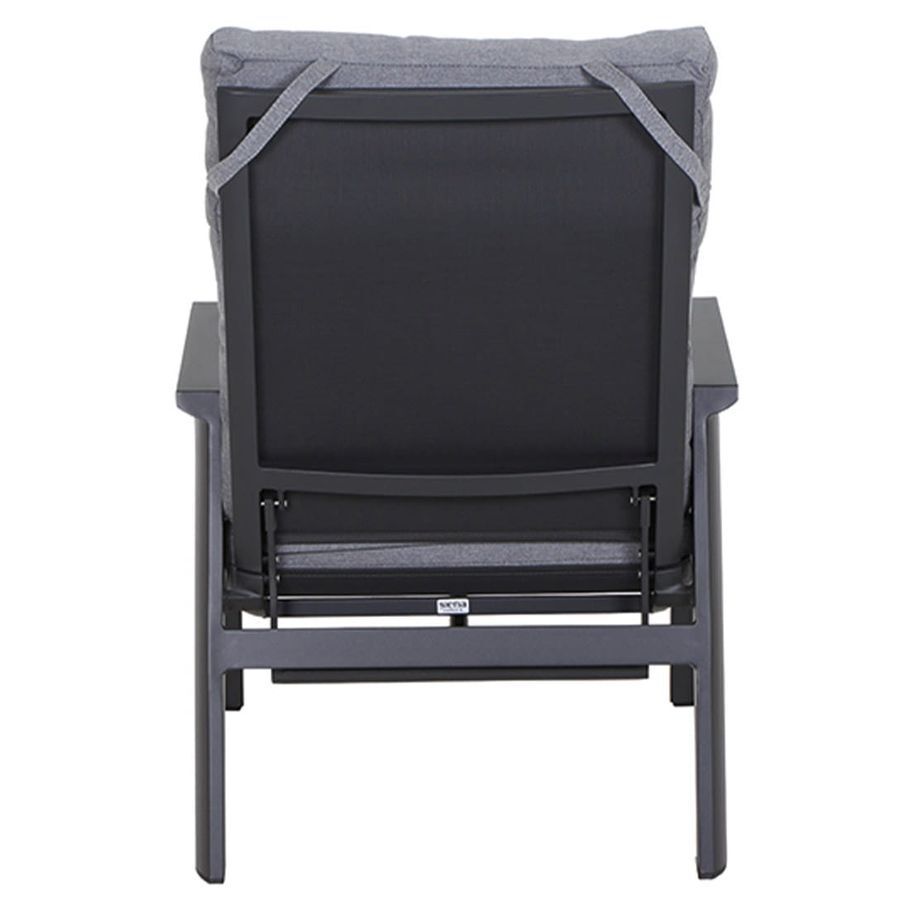 Siena Garden Valencia Loungeset verstellbar inkl. OUTLIV. Lifttisch Aluminium/Polypropylen