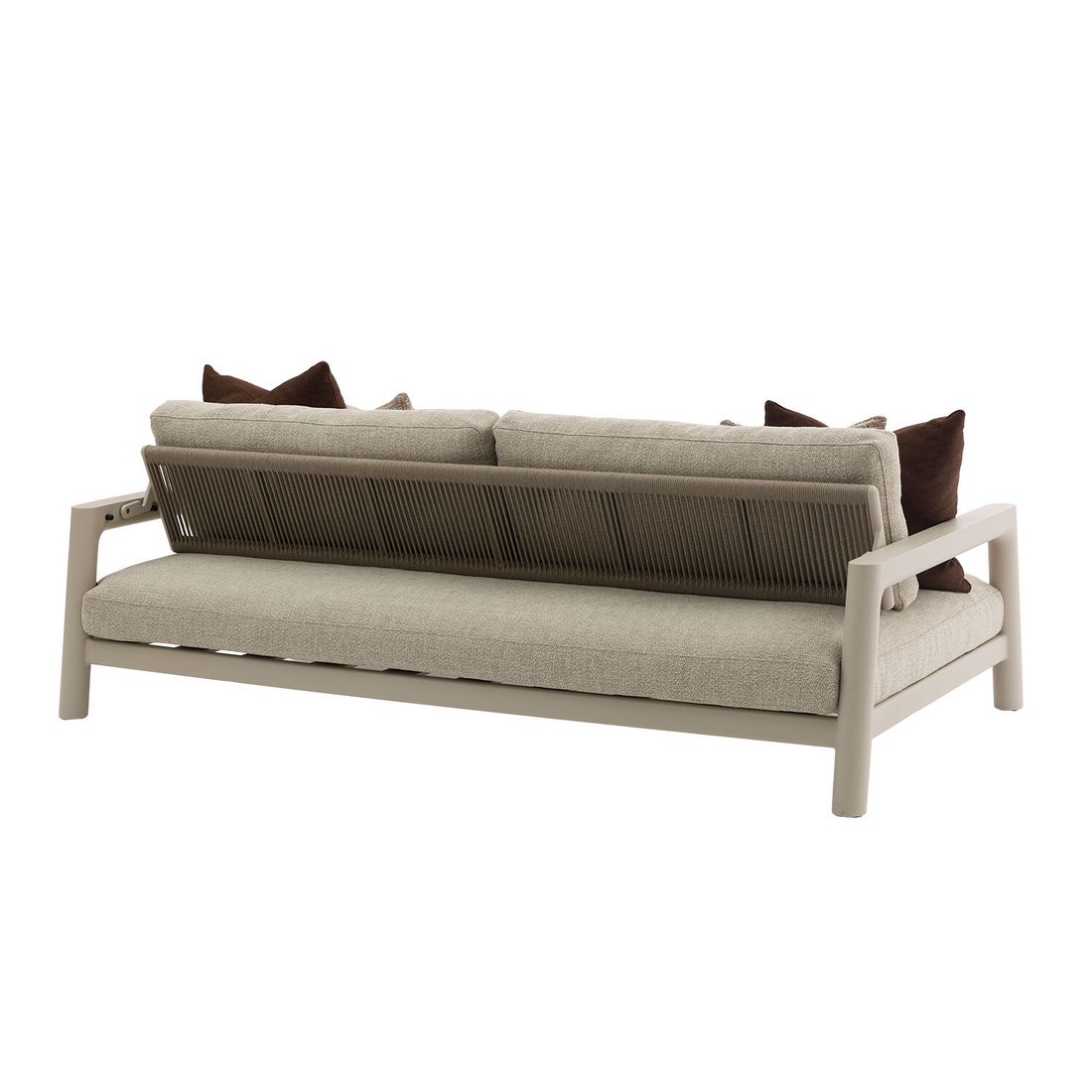 Zebra Cozy Gartenloungesofa Sitztiefe verstellbar Aluminium/Rope/Sunproof