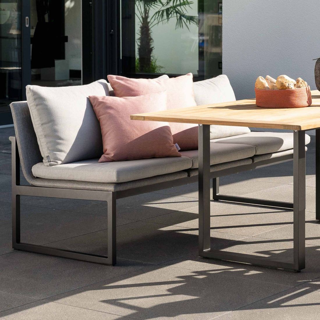 Stern Tammo Gartensofa Aluminium/Textilene/Kunstfaser