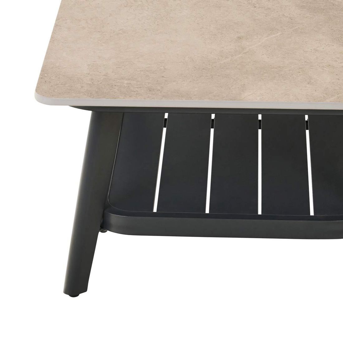 Siena Garden Liguria Loungeset inkl. Loungetisch Aluminium/Gardino-Geflecht/Polyester