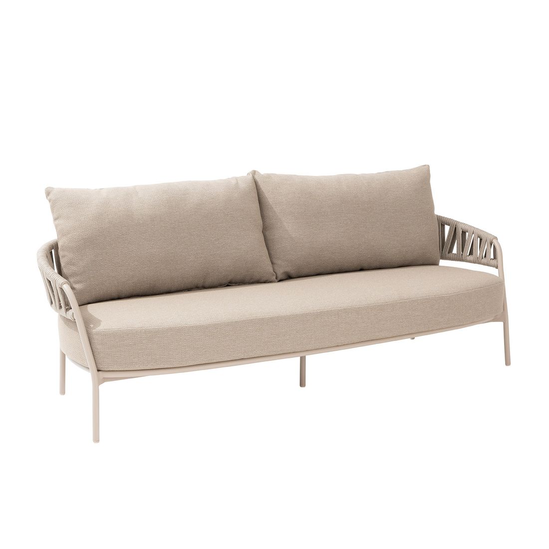 4Seasons Calma Gartenloungesofa Aluminium/Rope/Olefin