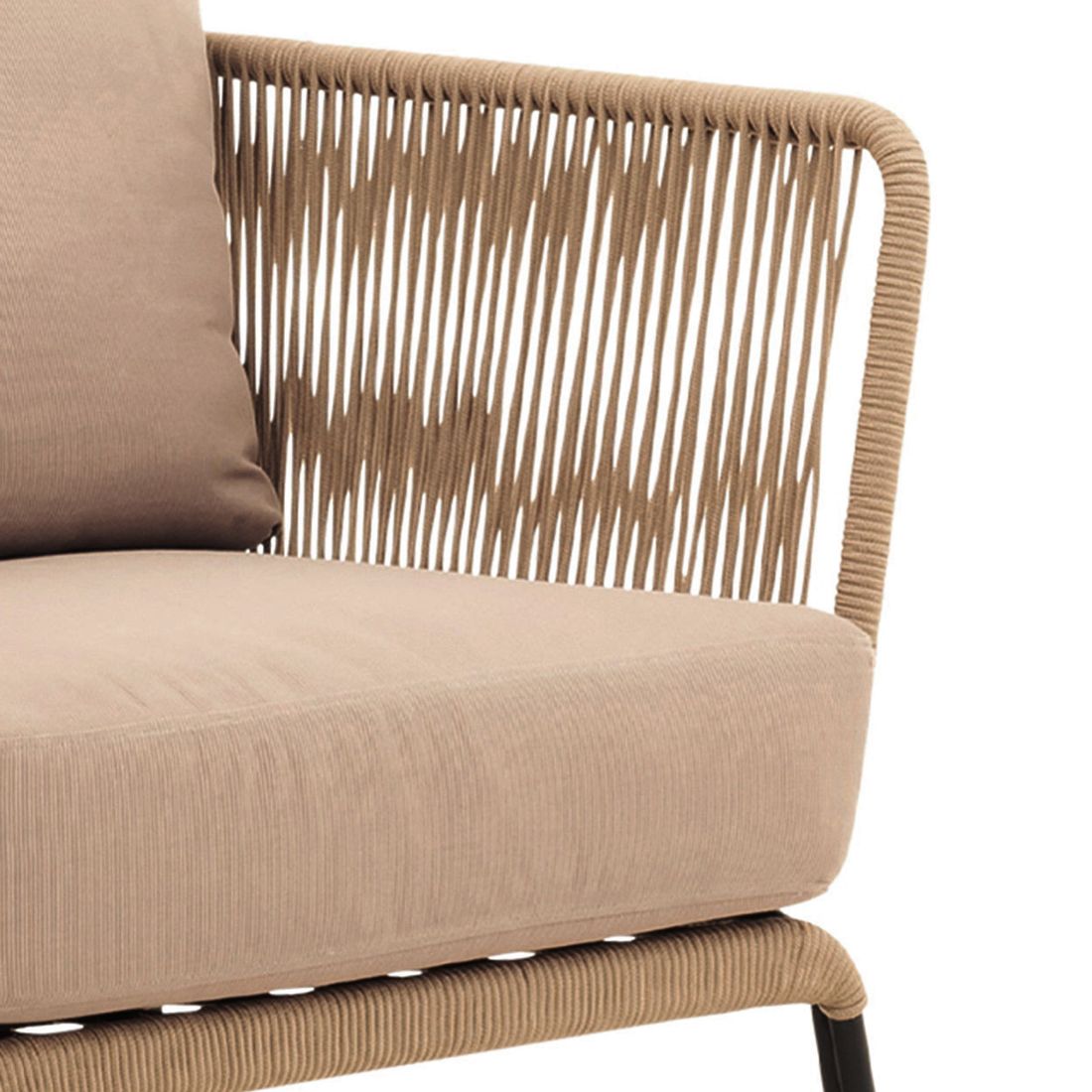 Cosmic Collection Lion Loungesessel Stahl/Rope