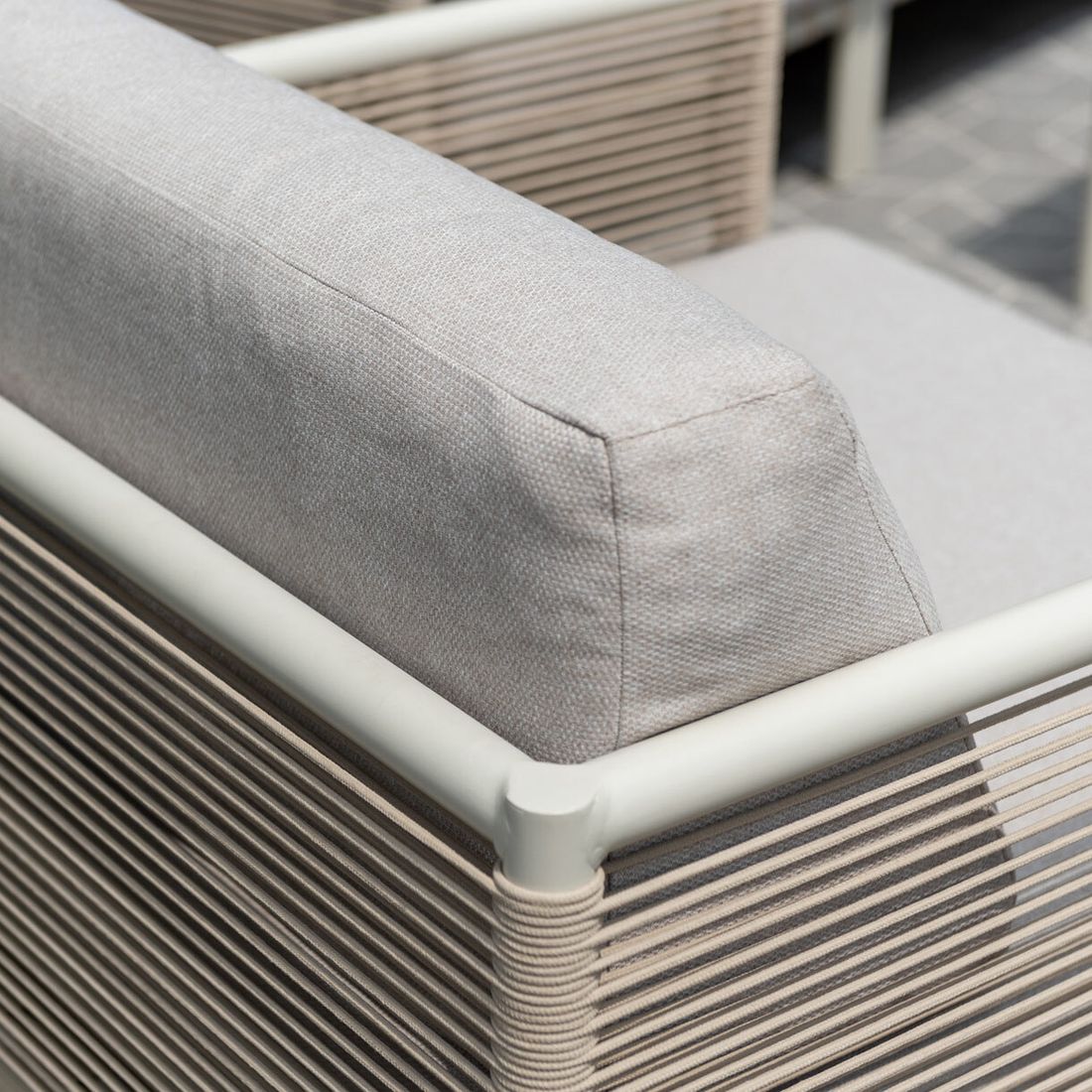 LifestyleGarden Horizon Loungeset inkl. Loungetisch Aluminium/Rope/Olefin
