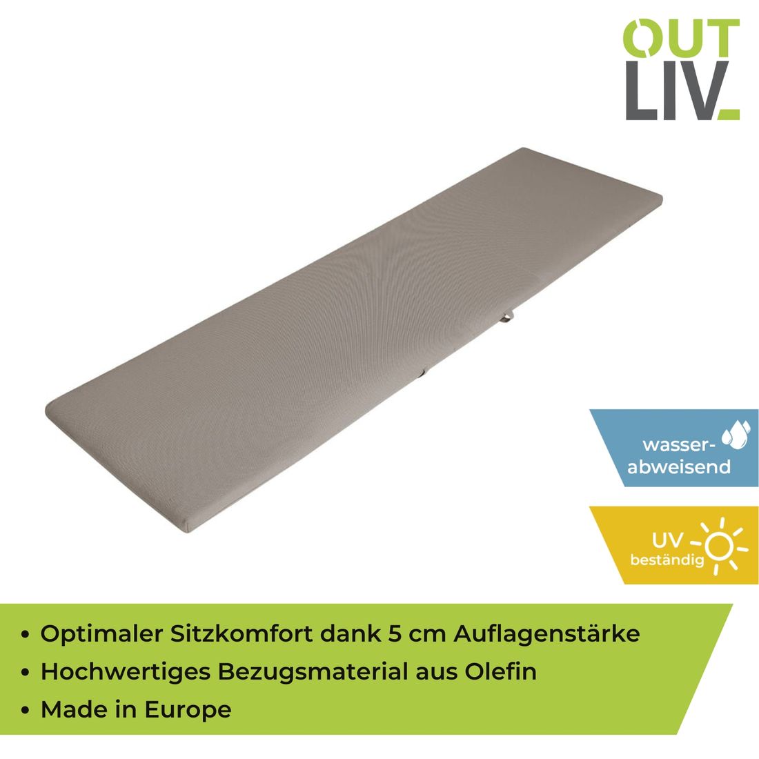 OUTLIV. Auflage für Heaven Swing Singleliege 184x57x5cm