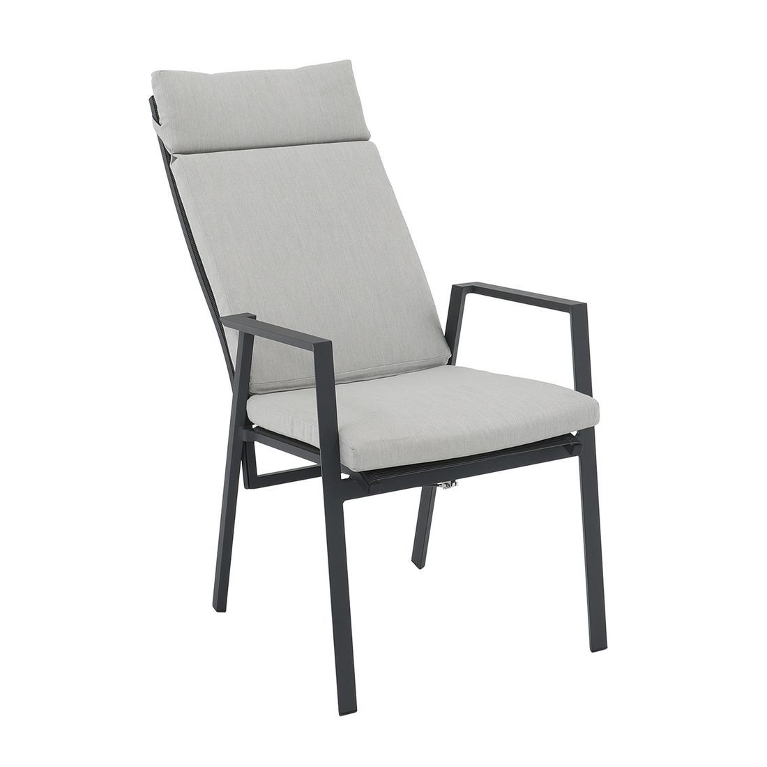 OUTLIV. Milano Gartensessel verstellbar Aluminium mit Sitz- und Rückenkissen