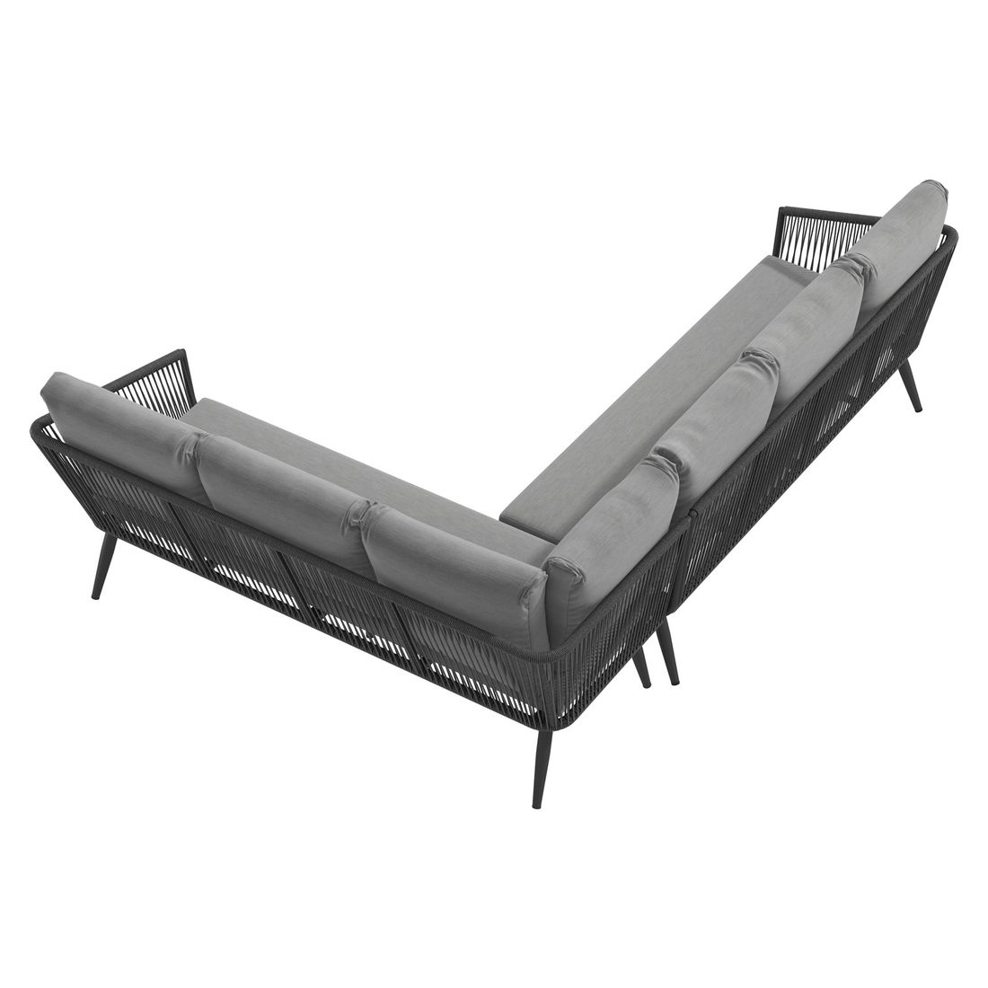 OUTLIV. Alex Ecklounge inkl. Loungetische Aluminium/Rope/Olefin