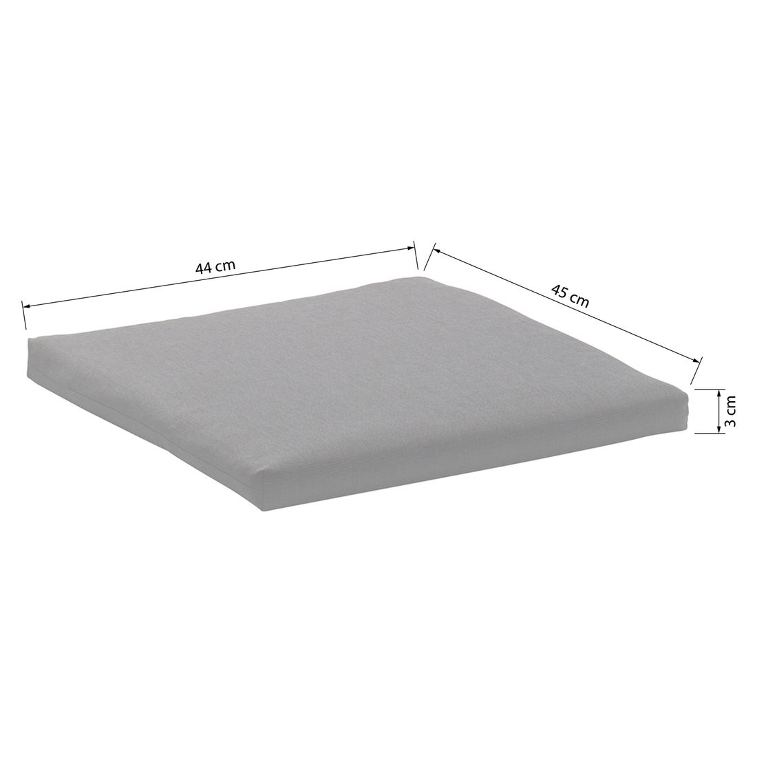 Sieger Ticco Sitzkissen 44x45cm Dralon
